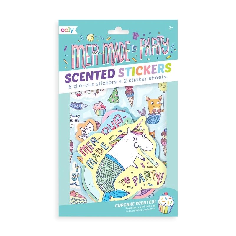 Ooly Scented Scratch Stickers - MerMade to Party